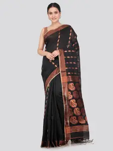 PinkLoom Woven Design Cotton Silk Saree