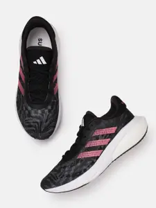 ADIDAS Women Abstract Printed SuperNova 3 Running Shoes with Embroidered Detail