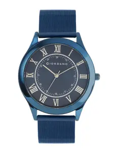 GIORDANO Men Navy Blue Analogue Watch