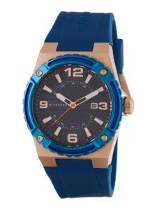 GIORDANO Men Charcoal Grey Analogue Watch 1868-05