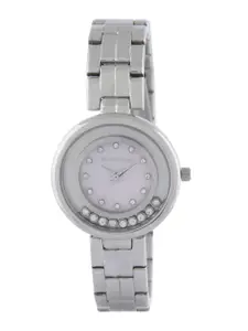 GIORDANO Women Silver-Toned Analogue Watch 2873-11