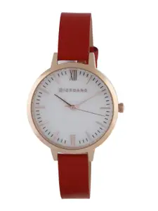 GIORDANO Women Silver-Toned Analogue Watch 2878-06