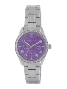 GIORDANO Women Purple Multifunction Analogue Watch 2880-22