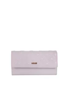 Mochi Women Textured PU Three Fold Wallet