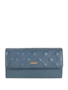 Mochi Women Textured PU Three Fold Wallet