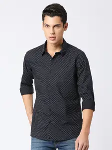 Pepe Jeans Regular Fit Opaque Printed Pure Cotton Casual Shirt