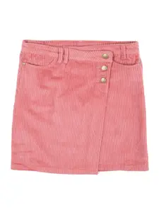 Peter England Girls Cotton Above Knee-Length Skirt