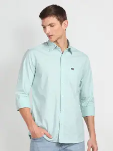 Arrow Sport Slim Fit Horizontal Striped Pure Cotton Casual Shirt