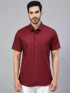FTX Standard Spread Collar Cotton Casual Shirt