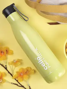Cello Puro Yellow Printed Water Bottle 900ml