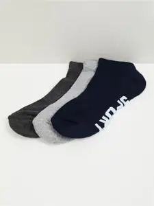 max Boys Pack Of 3 Patterned Ankle-Length Socks