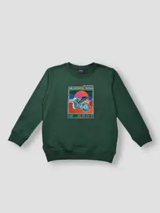 Gini and Jony Infants Boys Graphic Printed Fleece Sweatshirt
