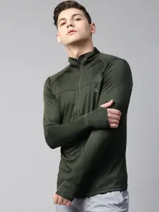 HRX by Hrithik Roshan Men Green Solid Sporty Jacket