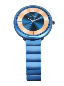 Walrus Women Brass Dial & Stainless Steel Straps Analogue Watch WWTW-VCT-XX-030303