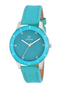 Walrus Women Brass Dial & Straps Analogue Watch WWTW-CLRS-161607