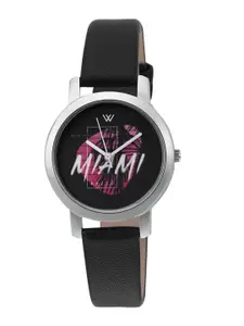 Walrus Women Brass Printed Dial & Straps Analogue Watch WWTW-GRA-02