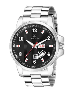 Walrus Men Brass Dial Stainless Steel Bracelet Style Analogue Watch WWTM-MVRK-XI-020707
