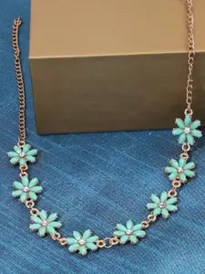 Zaveri Pearls Gold-Plated Choker Necklace