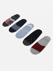 max Boys Pack Of 5 Patterned Shoe Liners