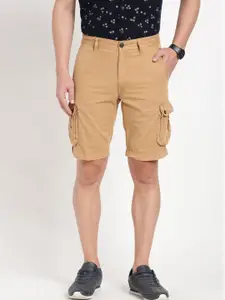 Indian Terrain Men Slim Fit Pure Cotton Cargo Shorts