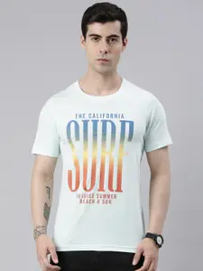 DIXCY SCOTT Typography Printed Short Sleeves Loose T-shirt
