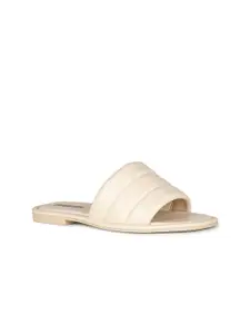 Bata Women Amy And Lee Textured Sliders