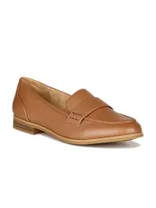 Naturalizer Women Textured Leather Penny Loafers