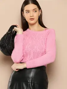 Chemistry Cable Knit Acrylic Pullover