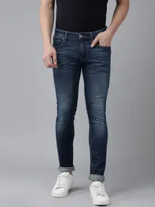 SPYKAR Men Skinny Fit Low-Rise Light Fade Stretchable Jeans