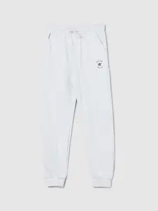 max Boys Solid Cotton Joggers