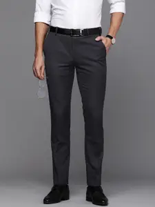 Raymond Men Slim Fit Solid Formal Trousers