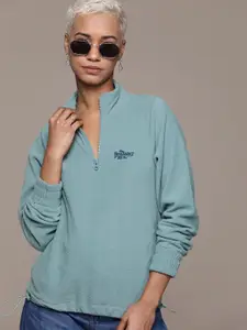 The Roadster Lifestyle Co. Fleece Half-Zip Relaxed Sweatshirt