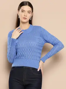 Chemistry Open-Knit Pullover