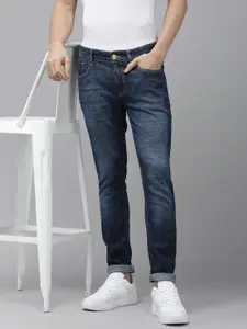 SPYKAR Men Slim Fit Low-Rise Light Fade Stretchable Jeans