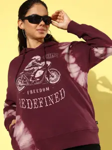 The Roadster Life Co. Hello Monsoon-Hyper Graphics Hooded Sweatshirt