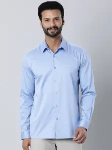 Indian Terrain Chiseled Slim Fit Pure Cotton Formal Shirt