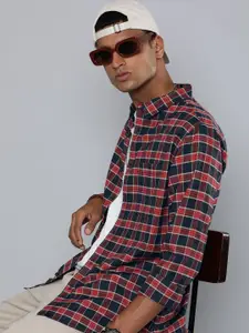 R.Code by The Roadster Life Co. Classic Tartan Checked Casual Shirt