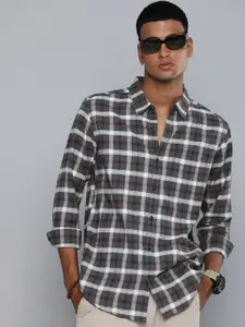 R.Code by The Roadster Life Co. Classic Tartan Checked Casual Shirt