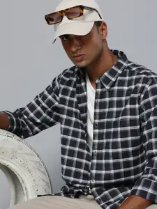 R.Code by The Roadster Life Co. Classic Tartan Checked Casual Shirt