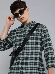 R.Code by The Roadster Life Co. Classic Tartan Checked Casual Shirt