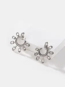 SHAYA Sterling Silver Contemporary Studs Earrings