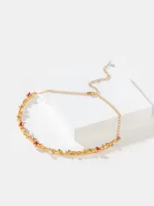 SHAYA Sterling Silver Gold-Plated Necklace