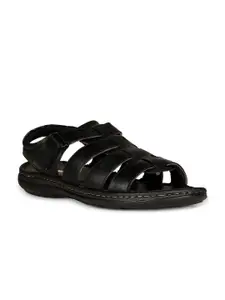 Bata Men Open Toe Velcro Closure Fisherman Sandals