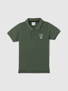 max Boys Polo Collar Pure Cotton T-shirt