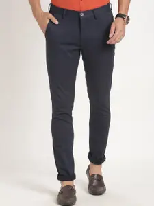 Turtle Men Relaxed Tapered Fit Easy Wash Chinos Trousers