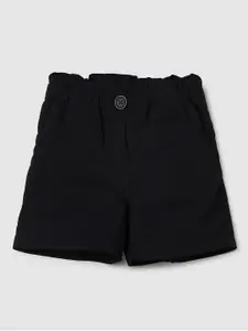 max Girls Mid-Rise Pure Cotton Shorts