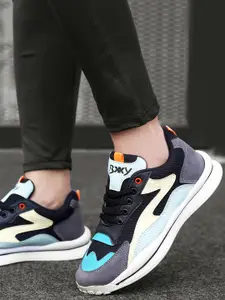 Bxxy Men Flyknit Textile Lightweight Non-Marking Running Shoes