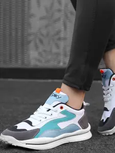 Bxxy Men Flyknit Textile Lightweight Non-Marking Running Shoes