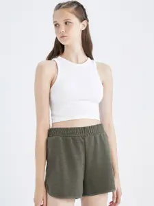 DeFacto Women Mid Rise Shorts