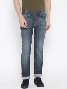 Pepe Jeans Men Blue Holborne Fit Low-Rise Clean Look Stretchable Jeans